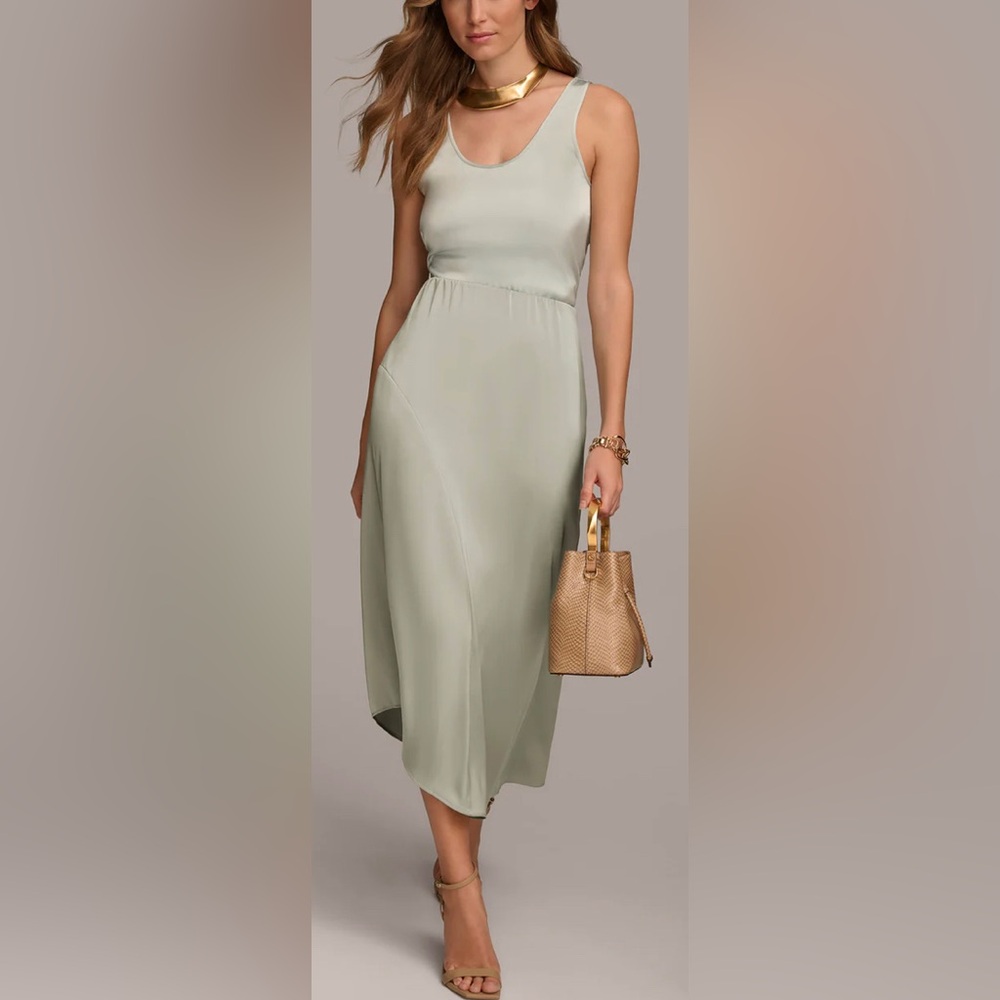 Donna Karan New York Asymmetrical Flare Hem Skirt, sz 8